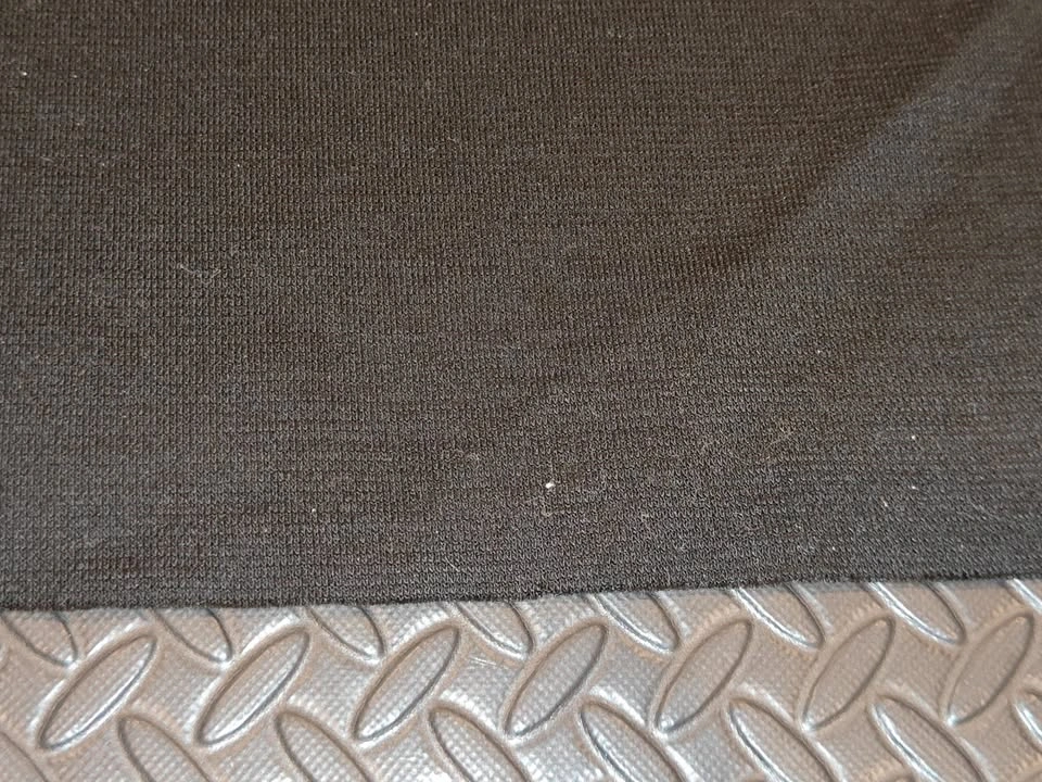 Black Medium Weight Knit Fabric - 79" x 67" - photo 4