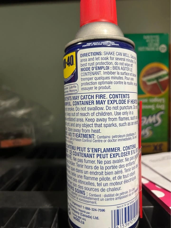 WD40 brand new can - photo 2