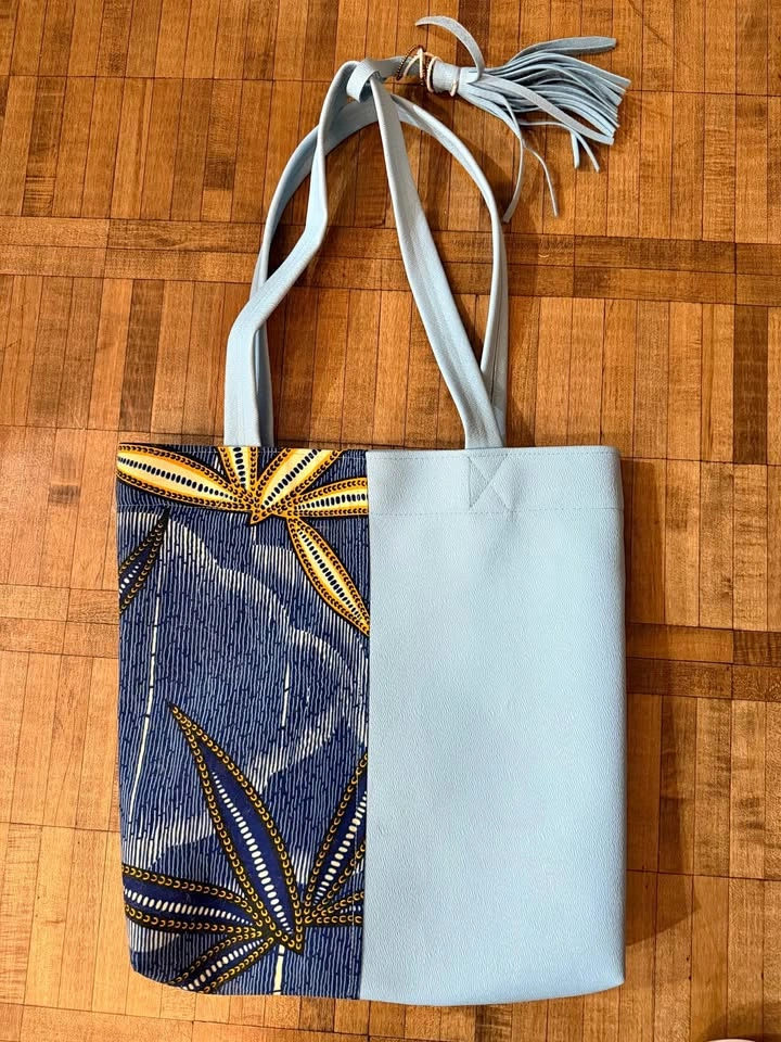 faux leather tote bag ｜ Never used - New