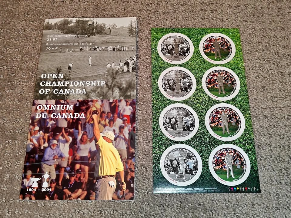 2004 Open Championship of Canada Centenary Golf Stamps Set