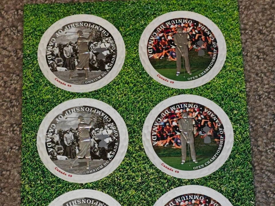 2004 Open Championship of Canada Centenary Golf Stamps Set - photo 3