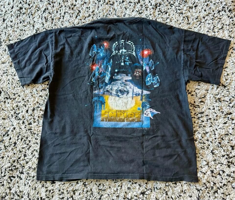 Vintage 1997 Star Wars The Empire Strikes Back Shirt (Dated)