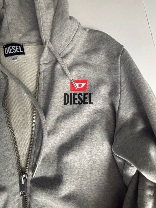 [Diesel] MENS Full Zip-up Hoodie -Large