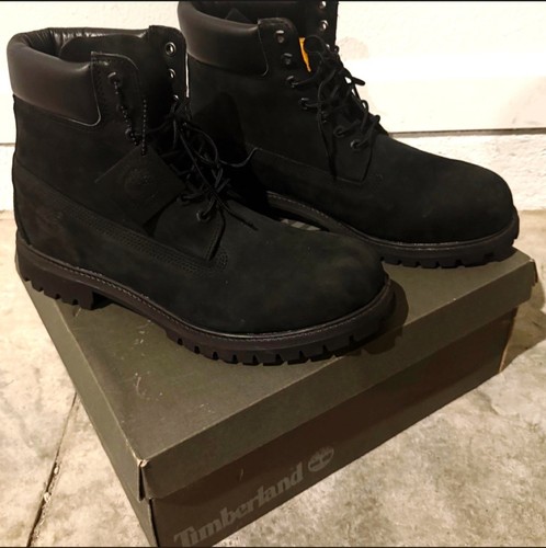 Timberland 6 Inch Premium Boots Black Nubuck Size 11 NWOB - photo 2