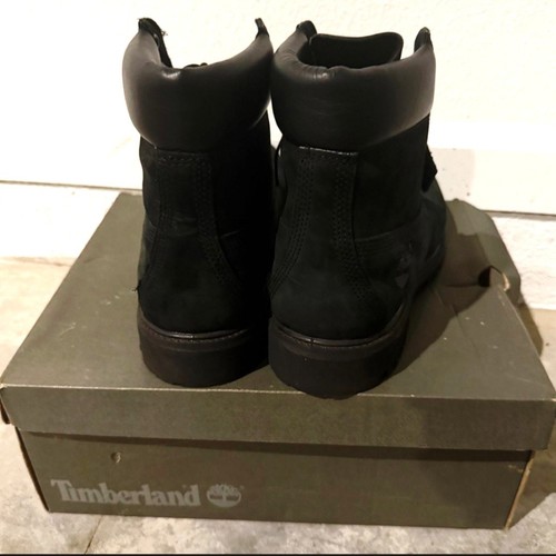Timberland 6 Inch Premium Boots Black Nubuck Size 11 NWOB - photo 4