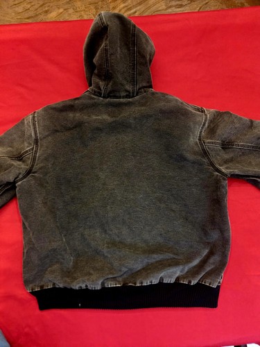 Carhartt Vintage Hooded Active Jacket Faded Black Size Large - photo 5