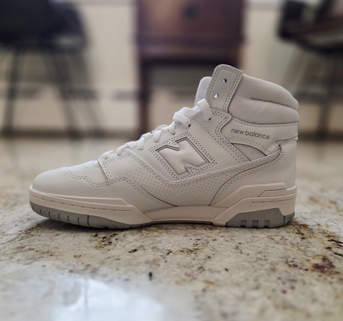 New Balance 650R Lifestyle Sneaker Triple White Men's Size 10 - photo 5