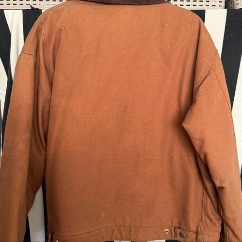 Corner Stone Men's Brown Duck Canvas Chore Jacket Large - photo 3