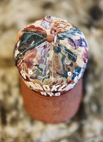Brooklyn NYC Tapestry Floral Pattern Rope Snapback Hat - photo 5