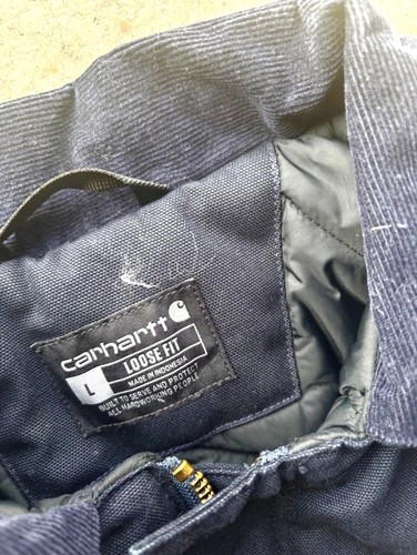 Carhartt C003 Arctic Traditional Jacket Quilt Lined Size L Navy - photo 5
