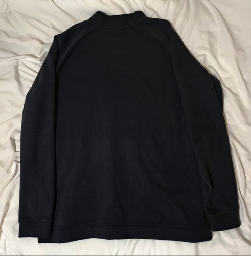 Nike Men's Bomber Jacket Large Black Snap Button Pockets - photo 4