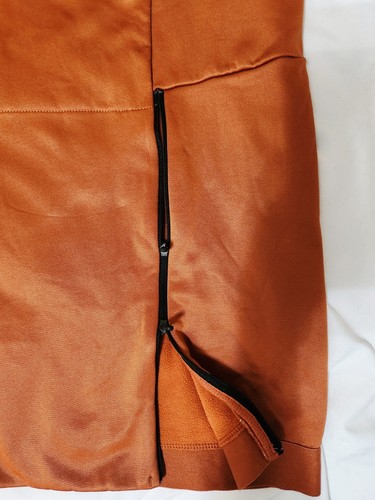Nike Therma Short Sleeve Hoodie 2way Zip Men's Size XL Orange - photo 3