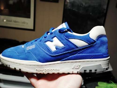 New Balance 550 Low Blue Men's Size 11 New + Crease Pro