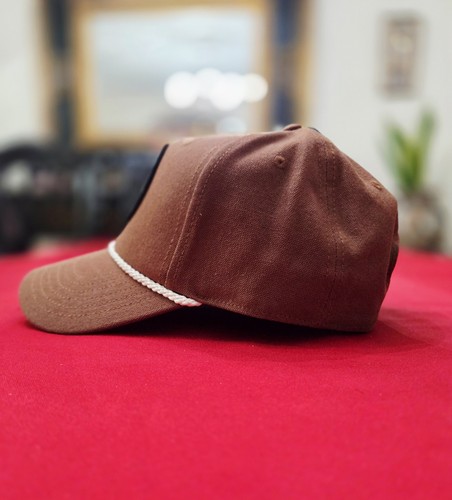 Colorado Ski Club Canvas Rope Brim Snapback Hat Brown New - photo 2