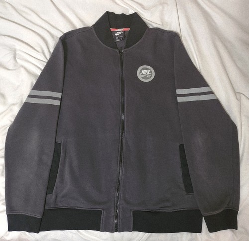 Nike NYC Track Jacket Full Zip Fleece Gray Size XL - photo 3
