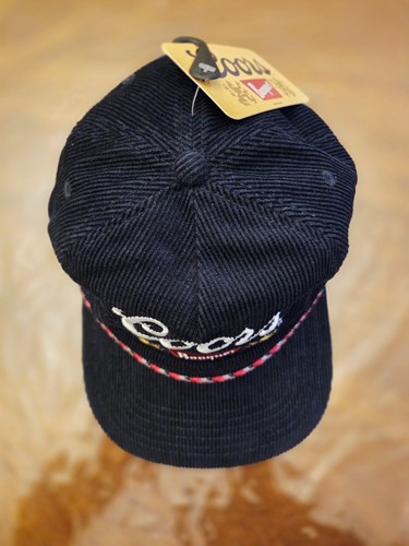 Embroidered Coors Banquet Rope Snapback Corduroy Hat New With Ta - photo 5