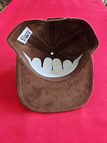 Coors Oval Logo Vintage Corduroy Snapback Hat New with Tags - photo 5