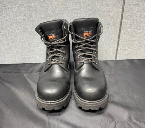 Timberland Pro Boots Mens Size 10.5 M Steel Toe Work Black