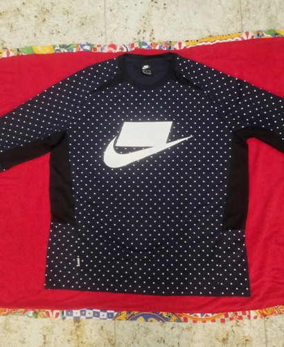 The Nike Tee Long Sleeve T-Shirt Mens Size XL Black Nike Swoosh