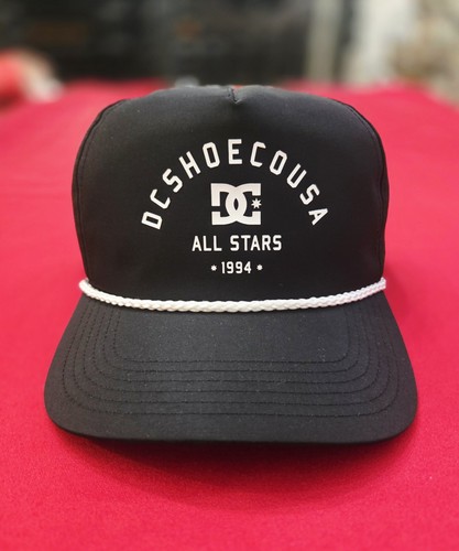 DC Shoes All Star 1994 Snapback Perforated Rope Black Cap