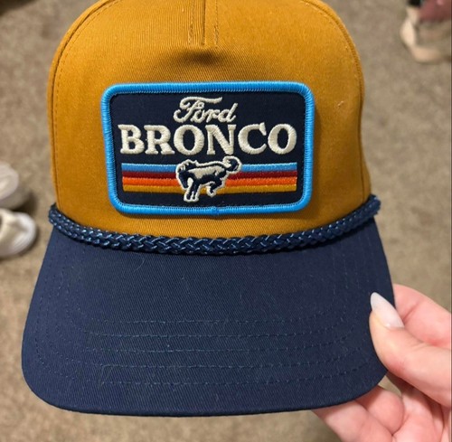 Ford Bronco Retro Rope Snapback New Without Tags Adjustable Hat