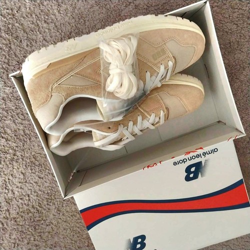 Aime Leon Dore New Balance 550 Sneakers Cream & Tan Size 10.5 - photo 2