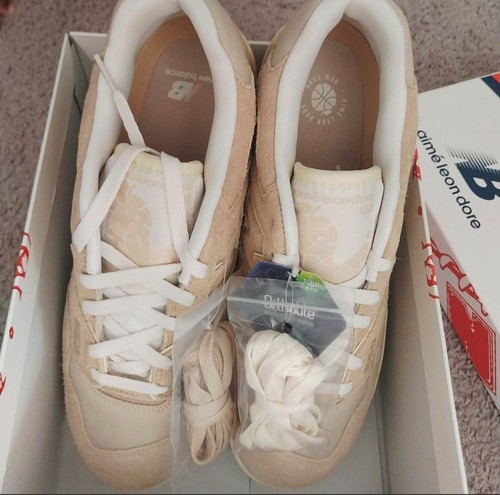 Aime Leon Dore New Balance 550 Sneakers Cream & Tan Size 10.5 - photo 3