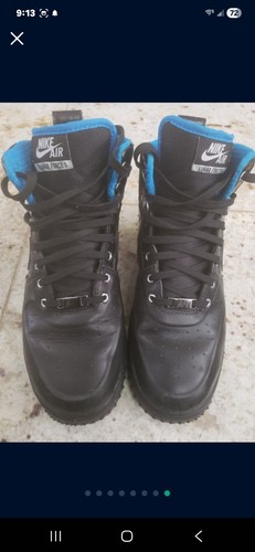 Nike Lunar Force 1 Duck Sneaker Boots Size 9 Men's Black - photo 5