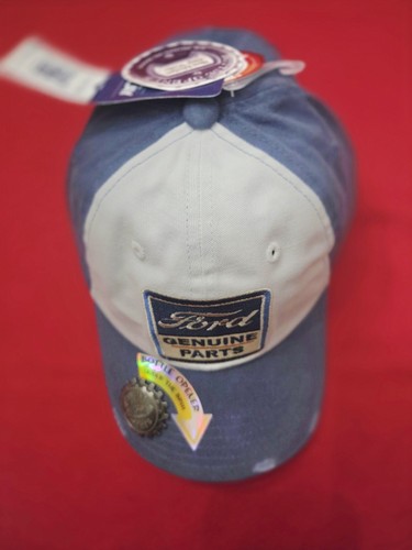 Ford Genuine Parts Blue and White Bottle Opener Baseball Hat Cap - photo 5