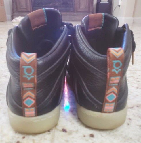 Nike KD 7 NSW Lifestyle QS Blk Leather Sneakers Size 8.5 - photo 2