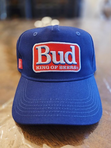 Budweiser Vintage 90s Snapback Hat Embroidered New with Tags