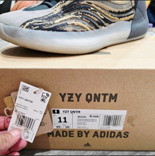 Adidas Yeezy QNTM Amber Tint Size 11 with Tags & Box - photo 4
