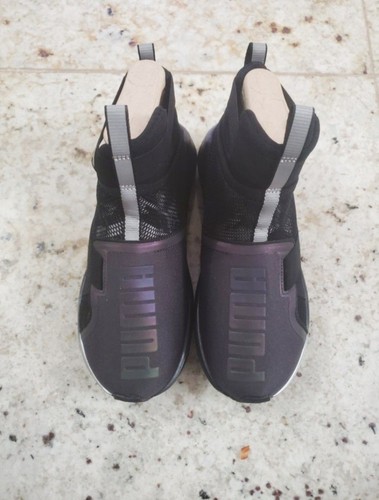Puma Girls Sneaker Size 3.5 Black & Colorful Reflection - photo 2
