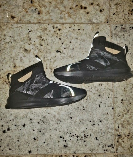 Puma Girls Sneaker Size 3.5 Black & Colorful Reflection - photo 4