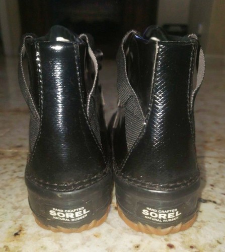 Sorel Duck Patent Leather Waterproof Women's Boots Size 6 Black - photo 5