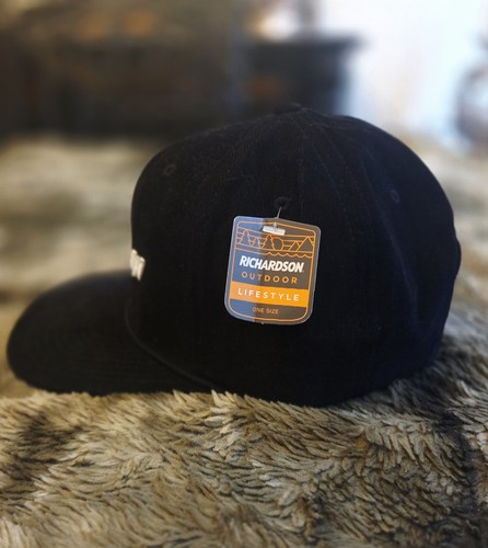 White Claw Hard Seltzer Black Corduroy Snapback Hat - photo 2