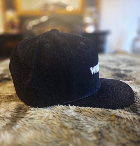 White Claw Hard Seltzer Black Corduroy Snapback Hat - photo 3
