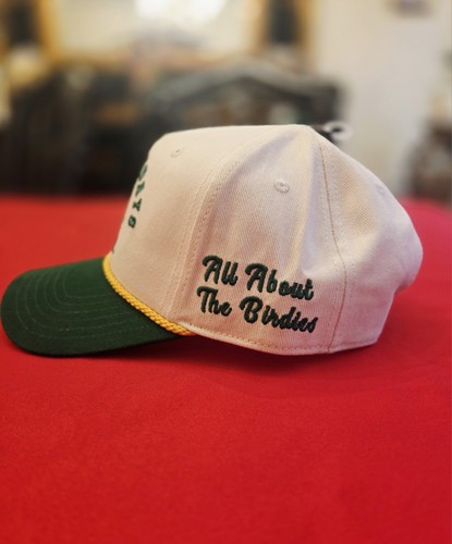 Lazy Sundays Golf Rope MAD ENGINE Hat Snapback Cap Cream Green Y - photo 2