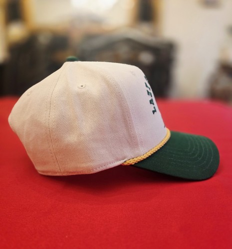 Lazy Sundays Golf Rope MAD ENGINE Hat Snapback Cap Cream Green Y - photo 3