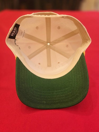 Lazy Sundays Golf Rope MAD ENGINE Hat Snapback Cap Cream Green Y - photo 5