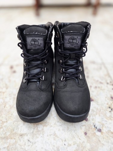 Timberland Kids 6-inch Field Boot Black Size 4 US Youth - photo 3
