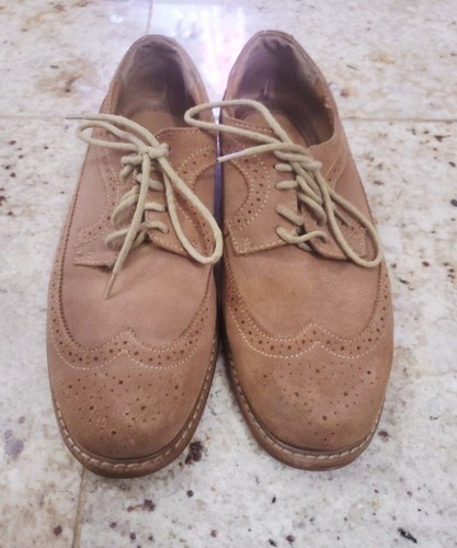 G.H Bass Shoes Men's Size 9M Tan Suede Oxford Lace Up - photo 4