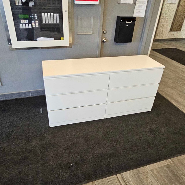 Delivery Available: White Malm Dresser - photo 2