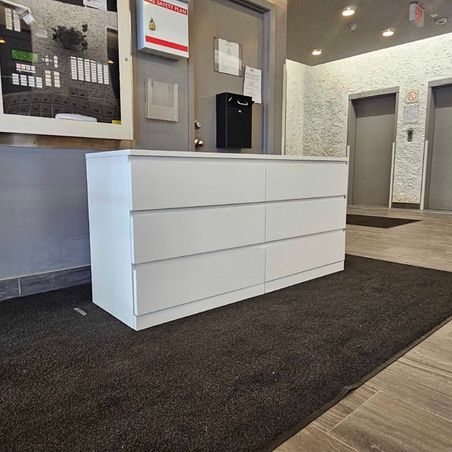 Delivery Available: White Malm Dresser - photo 3