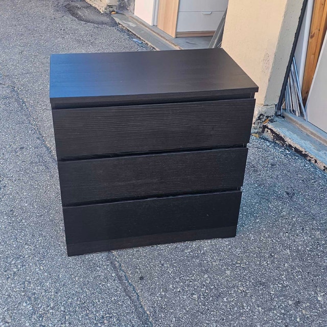 Delivery Available: Black Malm Dresser - photo 4