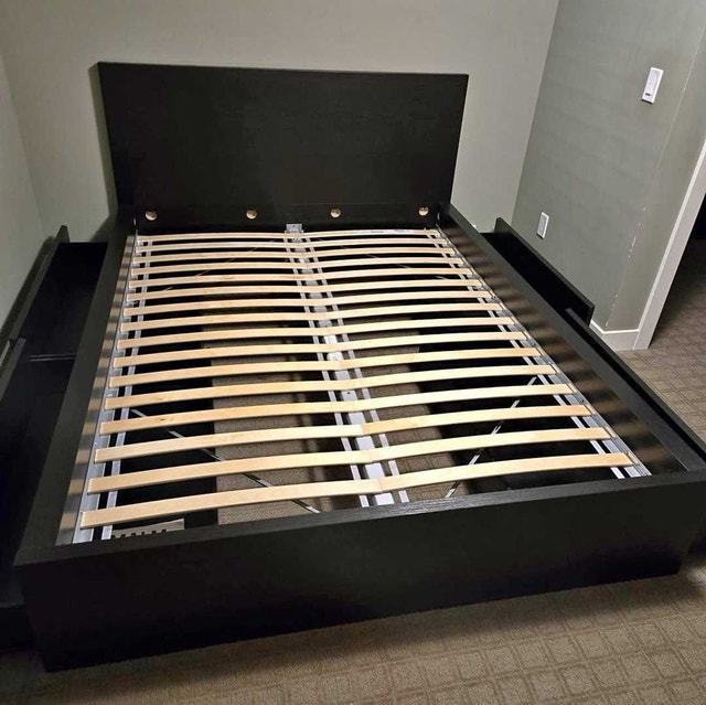 Delivery Available: Queen Size bed frame with 4 Storage Drawers