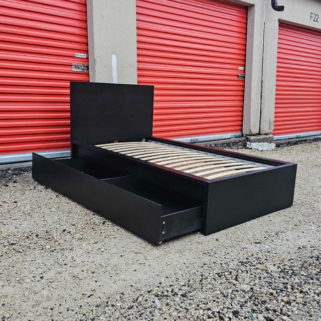 Single/Twin size bed frame and storage drawers