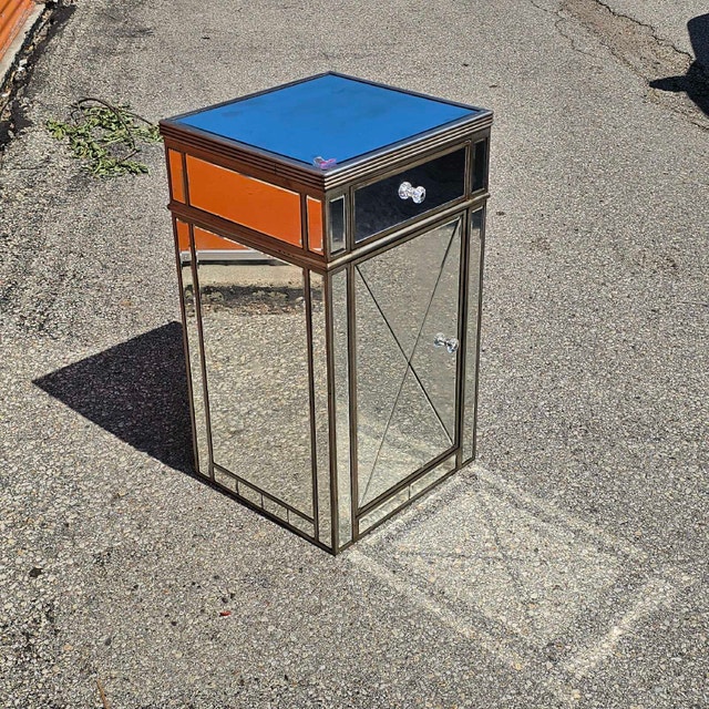 Delivery Available: 1 Large Glossy Nightstand