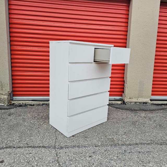 Delivery Available: White Malm 6 Drawer Dresser - photo 5