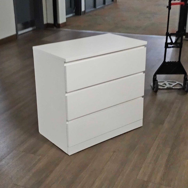 Delivery Available: White malm Dresser